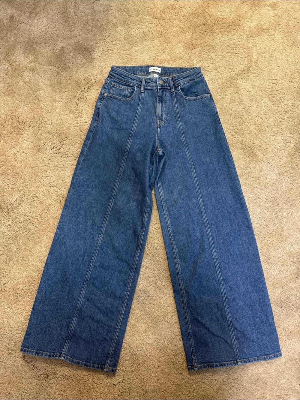 The Drop Frida wide leg jeans